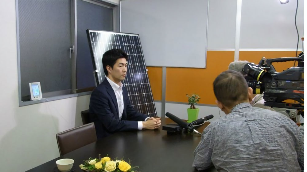 太陽光発電の番組でNHKの取材を受けました（首都圏ネットワーク）