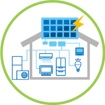 太陽光と蓄電池