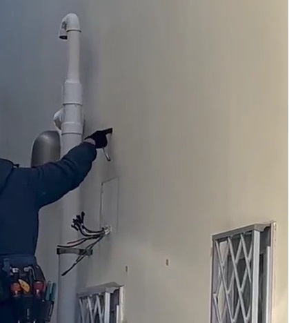 外壁工事位置の確認