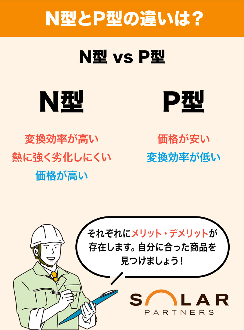 N型とP型の違い